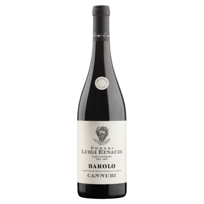 Barolo DOCG Cannubi 2021 0.75L - Poderi Luigi Einaudi - Vino Rosso