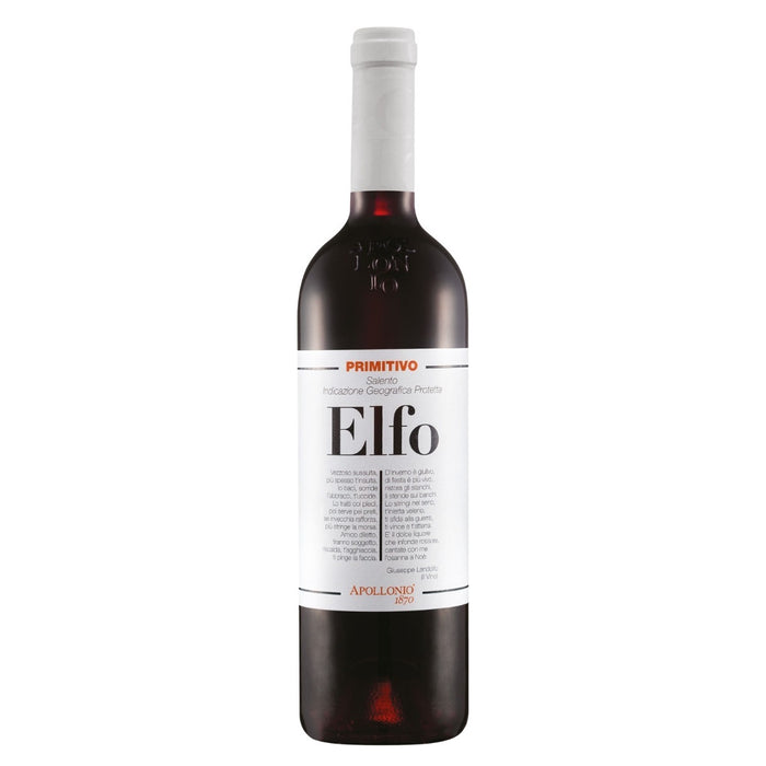 Elfo Primitivo Salento IGP 2025 Apollonio 0,75L — Vino Rosso Puglia