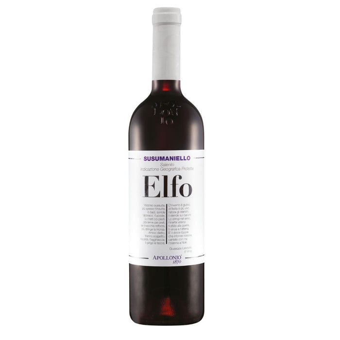 Elfo Susumaniello Salento IGP 2025 Apollonio 0,75L — Vino Rosso Puglia