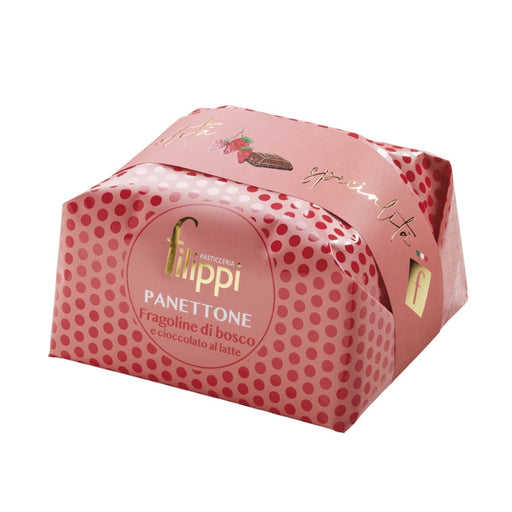Panettone Fragoline e Cioccolato al latte 1 Kg - Filippi — Filippi