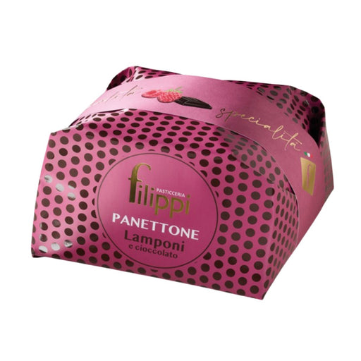 Panettone Lamponi e Cioccolato 1 Kg - Filippi — Filippi