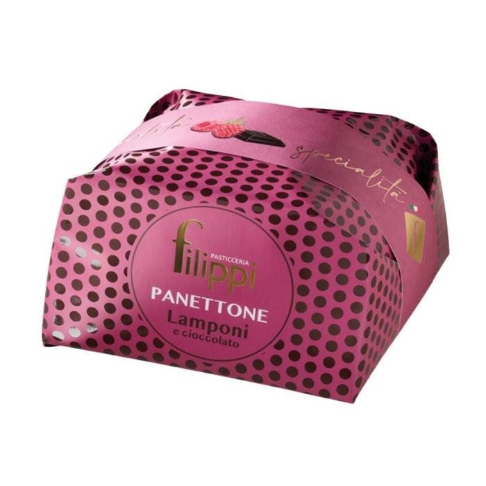 Panettone Lamponi e Cioccolato 1 Kg - Filippi