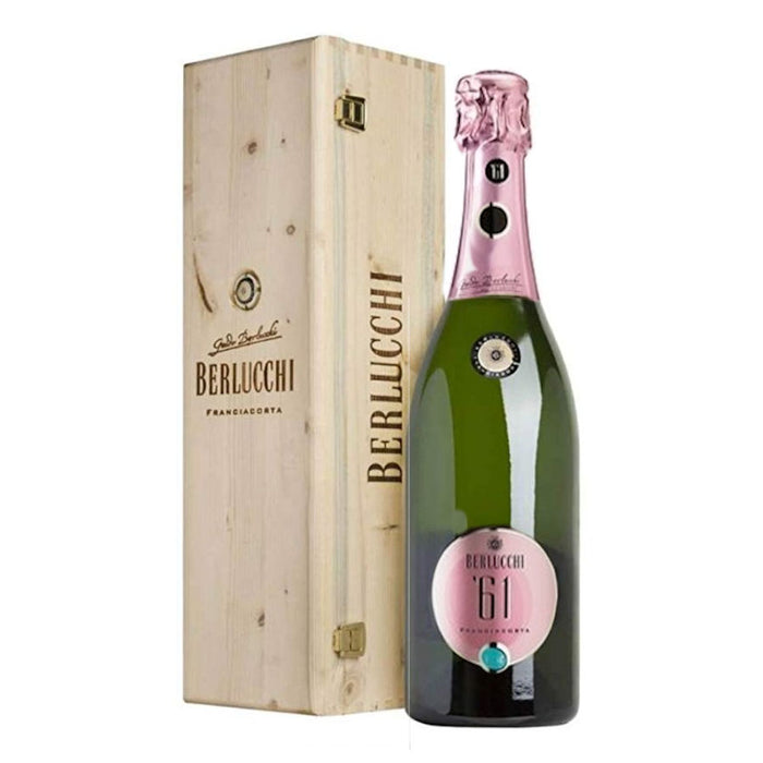 Berlucchi 61 franciacorta Rosè JEROBOAM 3 Lt Cass. Legno