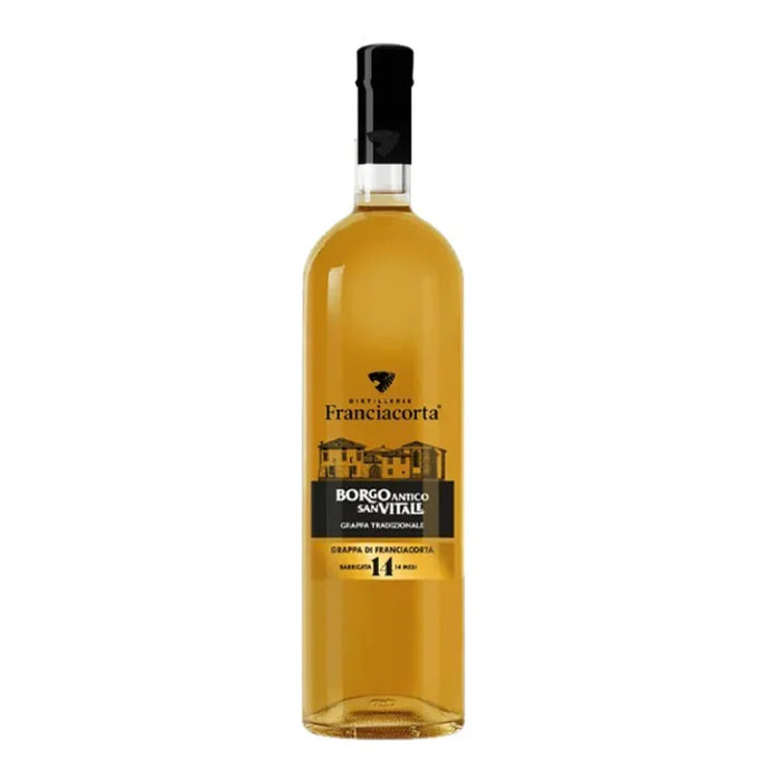 Grappa Franciacorta Barricata Borgo Antico San Vitale 1L — Grappa Lombardia Affinata in Barrique