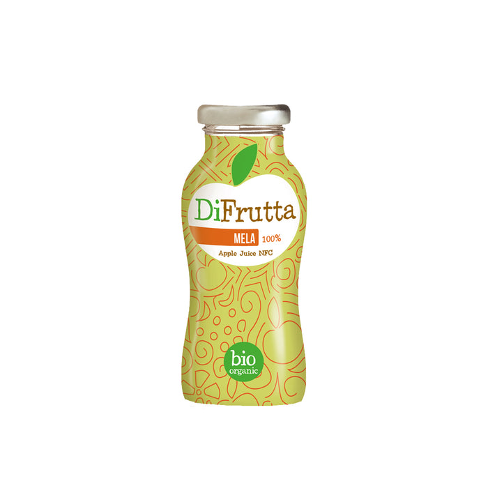 Succo di Mela Spremuta Bio DiFrutta Cortese 0,2L — Bevanda Naturale — Spremitura a Freddo