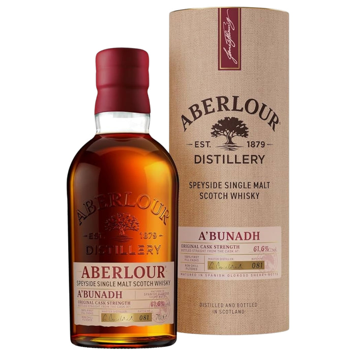 Aberlour A'Bunadh Highland Single Malt Scotch Whisky 0,7L — Whisky Scozia Highland