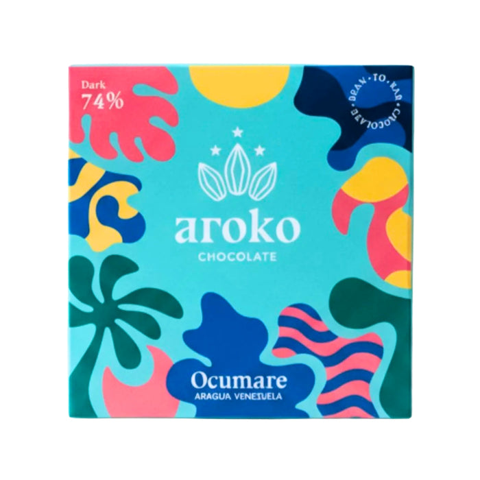 Tavoletta Cioccolato Fondente Ocumare 74% 50 gr. - Aroko