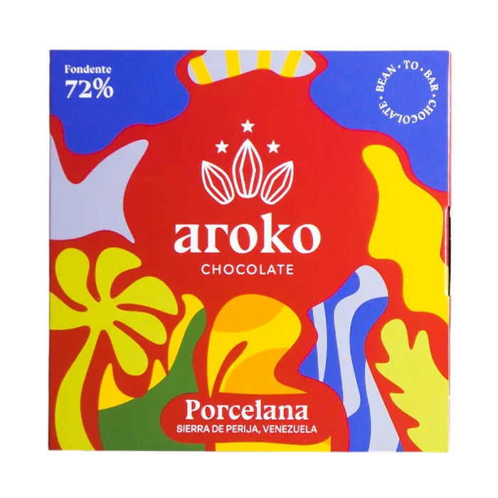 Tavoletta Cioccolato Fondente Porcelana 72% 50 gr. - Aroko