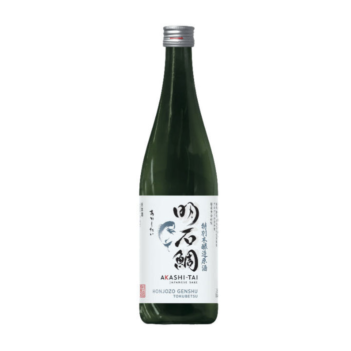 Sake Honjozo Genshu Tokubetsu - Akashi-Tai 70cl 15%
