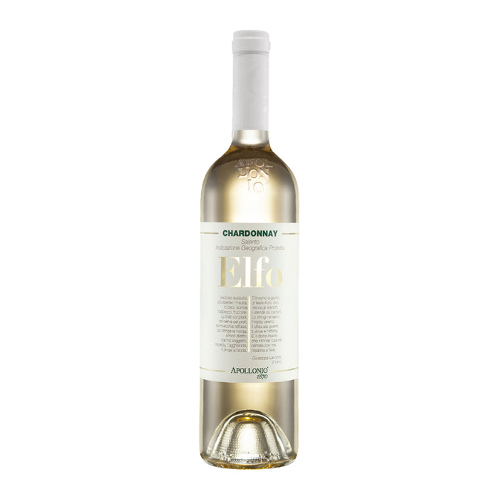 Elfo Chardonnay Salento IGP 2025 Apollonio 0,75L — Vino Bianco Puglia Chardonnay