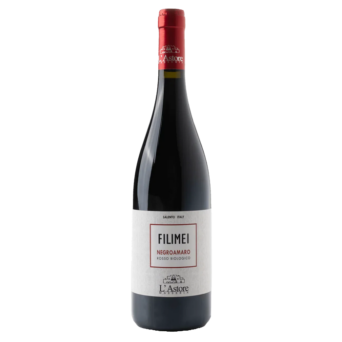 Filimei Negroamaro IGP Salento 2022 L'Astore 0,75L — Vino Rosso Puglia Biologico
