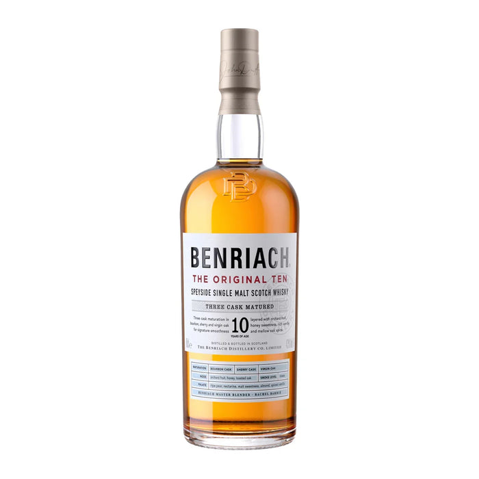 The BenRiach Original Ten 10 Years Old Single Malt Scotch Whisky 0,7L — Speyside
