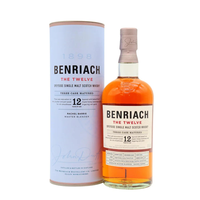 BenRiach The Original Twelve 12 Years Single Malt Scotch Whisky 0,7L — Speyside