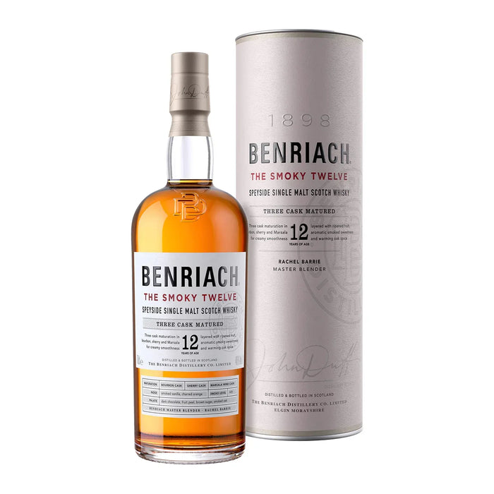 BenRiach The Smoky 12 Years Single Malt Scotch Whisky 0,7L — Speyside