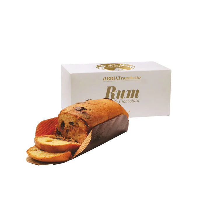 Tronchetto Rum Bonci 500g — Dolce Natalizio Lazio — Panettone Artigianale con Rum