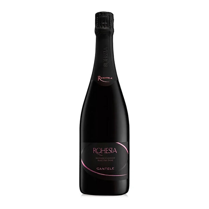 Rohesia Rosè Metodo Classico Salento IGP 2018 Cantele 0,75L — Spumante Rosato Puglia Pas Dosé