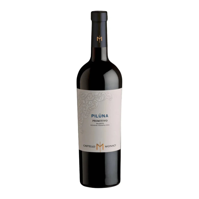 Pilùna Primitivo Salento IGT 2023 Castello Monaci 0,75L — Vino Rosso Puglia Primitivo