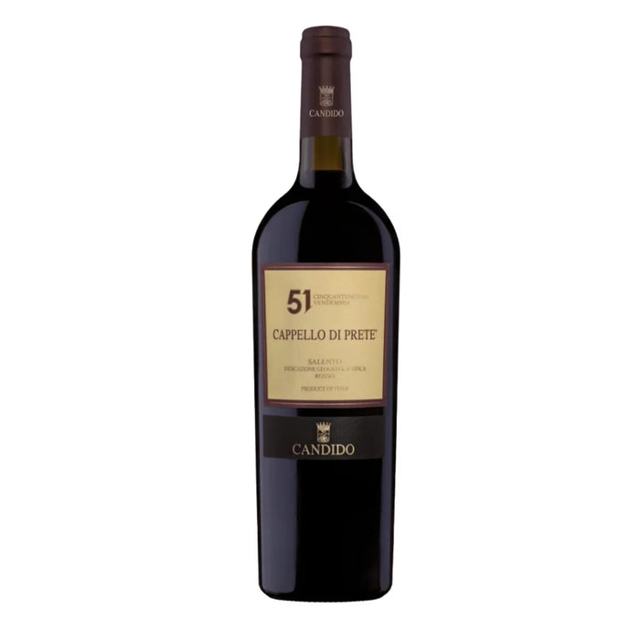 Cappello di Prete Salento IGT 2021 Candido 0,75L — Vino Rosso Puglia
