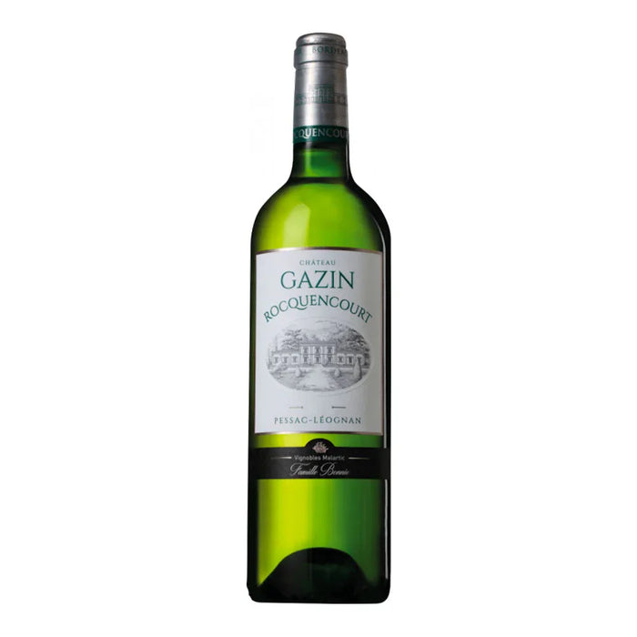 Pessac-Léognan AOC Blanc 2016 Chateau Gazin-Rocquencourt 0,75L — Vino Bianco Bordeaux Sauvignon Blanc