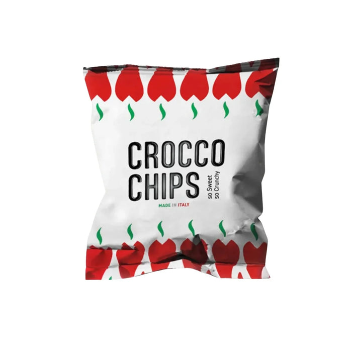 Tronchetti di Peperone Crusco Fritto Crocco Chips 15g — Snack Gastronomico Basilicata — Peperone Crusco Tradizionale