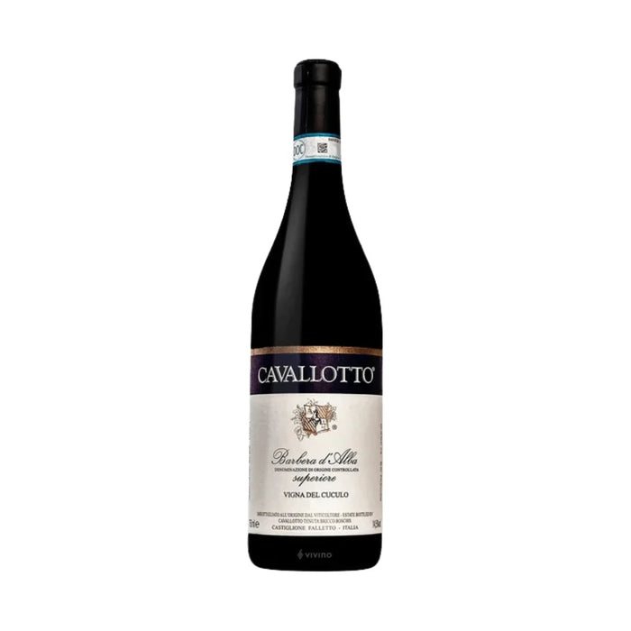 Barbera d'Alba DOC Vigna del Cuculo 2023 Cavallotto 0,75L — Vino Rosso Piemonte Barbera