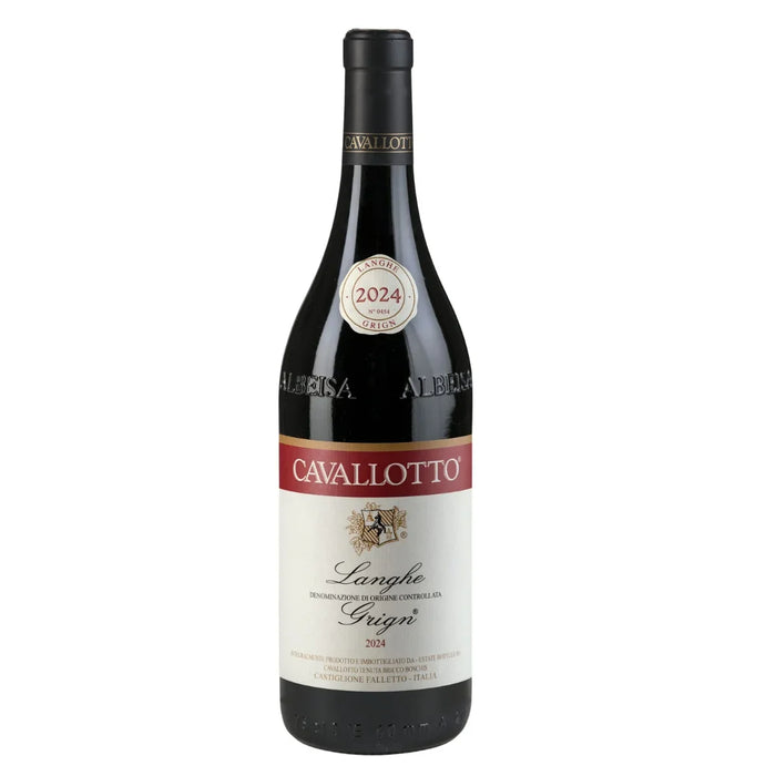 Grignolino Langhe DOC 2024 Cavallotto 0,75L — Vino Rosso Piemonte Grignolino