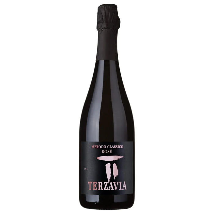Terzavia Metodo Classico Rosè Terre Siciliane IGT 2022 De Bartoli 0,75L — Spumante Rosato Sicilia