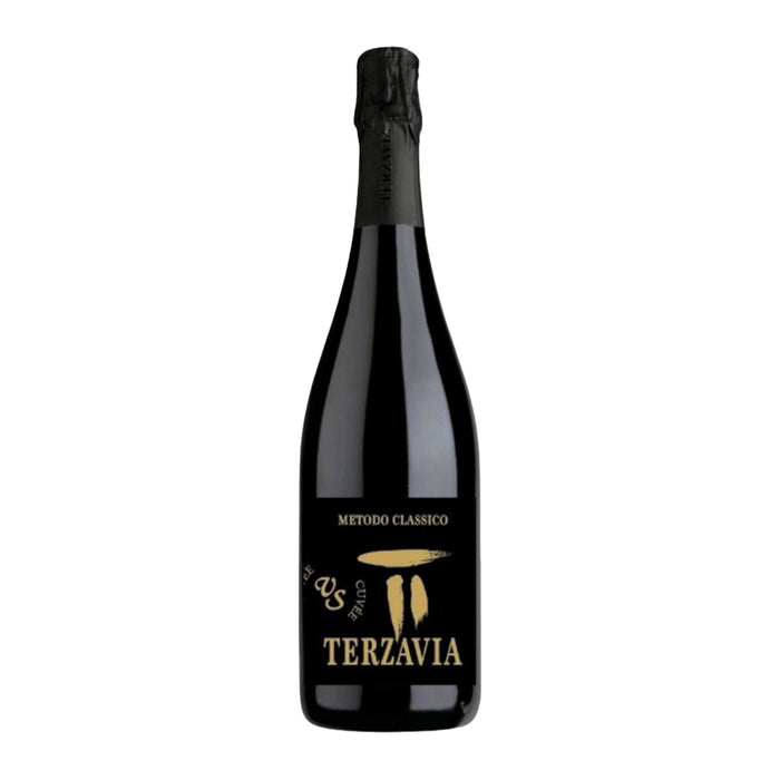 Terzavia Riserva Cuvée VS Sicilia DOC Metodo Classico De Bartoli 0,75L — Spumante Sicilia — Affinato in Bottiglia