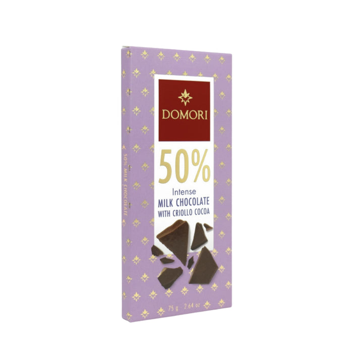 Tavoletta Antologia Cioccolato al Latte con Criollo 50% da 75g - Domori