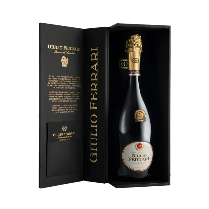 Trentodoc Giulio Ferrari Riserva del Fondatore 2015 Ferrari 0,75L — Spumante Trentino — Affinato 37 Mesi