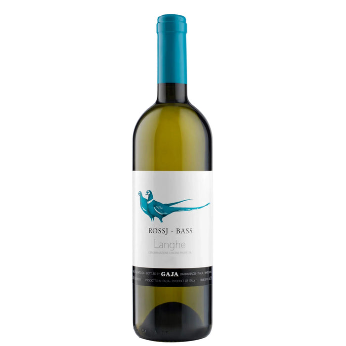 Rossj-Bass Langhe DOC 2020 Gaja 0,75L — Vino Bianco Piemonte Chardonnay