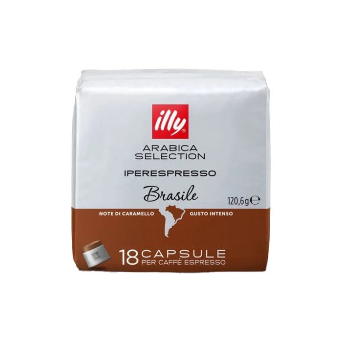 Illy Caffè Arabica Selection Brasile Capsule Iperespresso 18 pz — Caffè Macinato Brasile — 100% Arabica