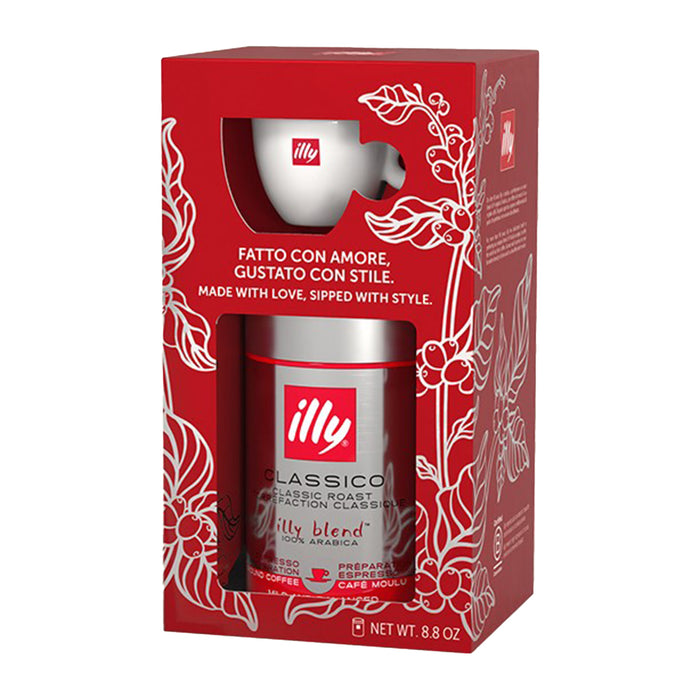 Illy Caffè Classico Macinato con Tazzina