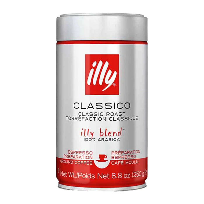 Caffè Macinato Moka Illy 250g — Caffè Tostato Classico Italia — Macinatura Moka