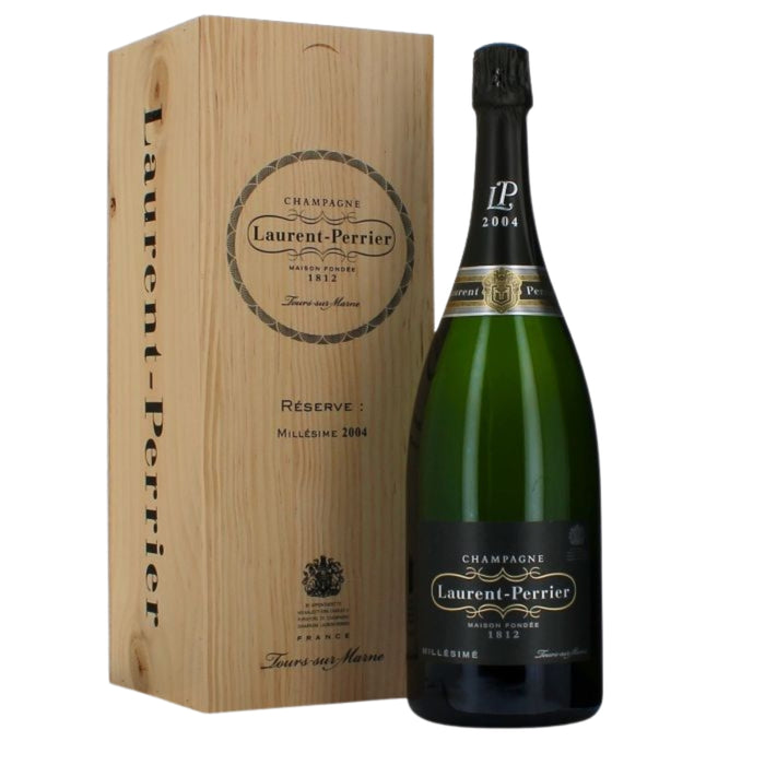 Champagne AOC Millésimé Réserve 2004 Laurent Perrier 1,5L Magnum — Champagne Affinato in Legno