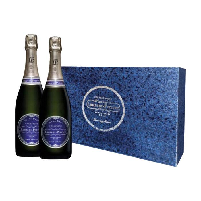 Champagne Ultra Brut Cassetta Legno da 2 Bottiglie - Laurent Perrier