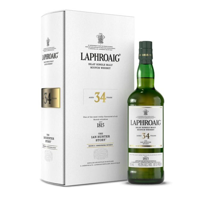 Laphroaig 34 Anni (46,2%) – The Ian Hunter Story (Book 4)