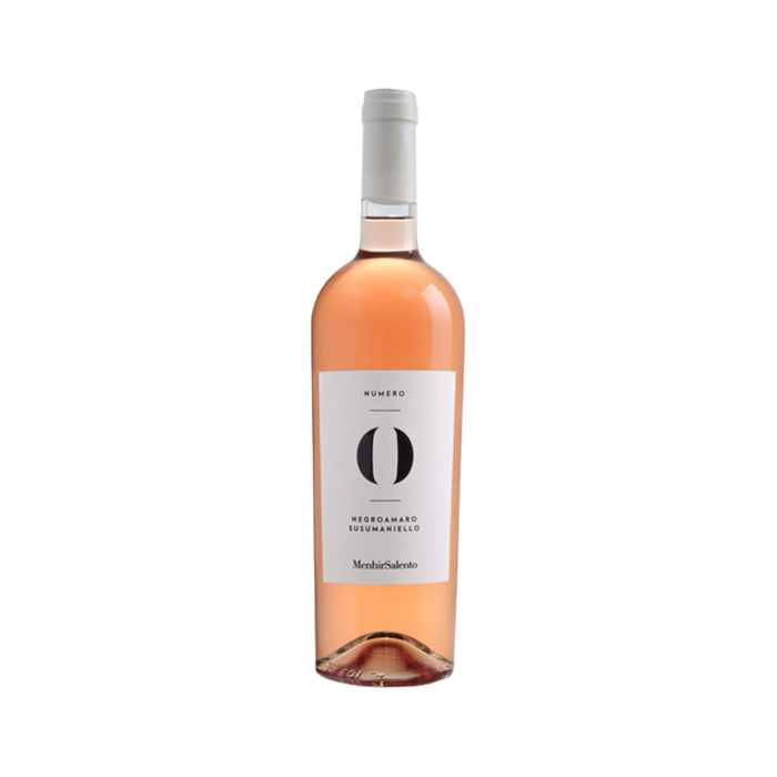 N. Zero Rosato Salento IGT 2025 Cantina Menhir 0,75L — Vino Rosato Puglia Negroamaro Susumaniello