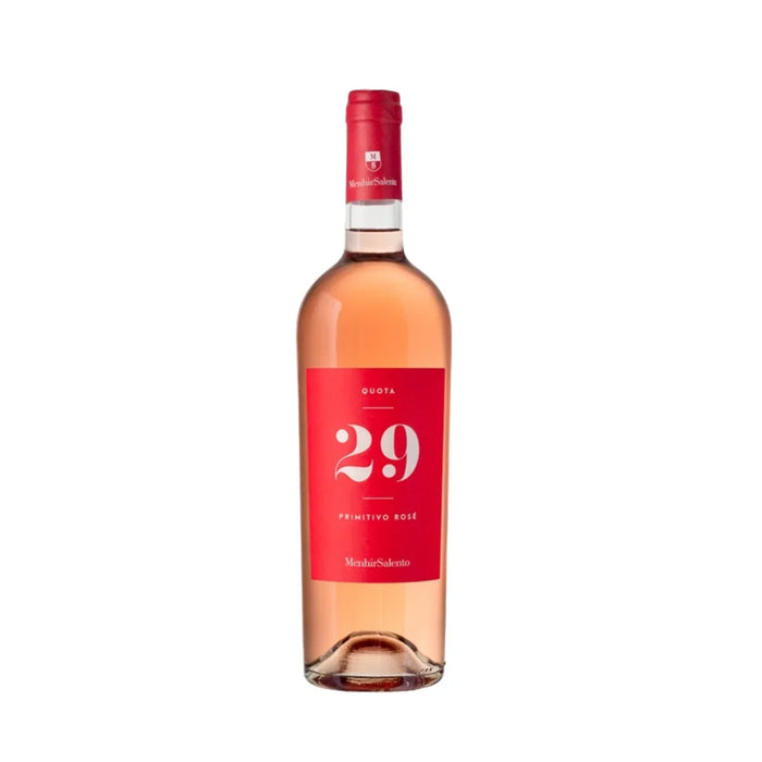 Quota 29 Primitivo Rosato Salento IGP 2025 Cantina Menhir 0,75L — Vino Rosato Puglia