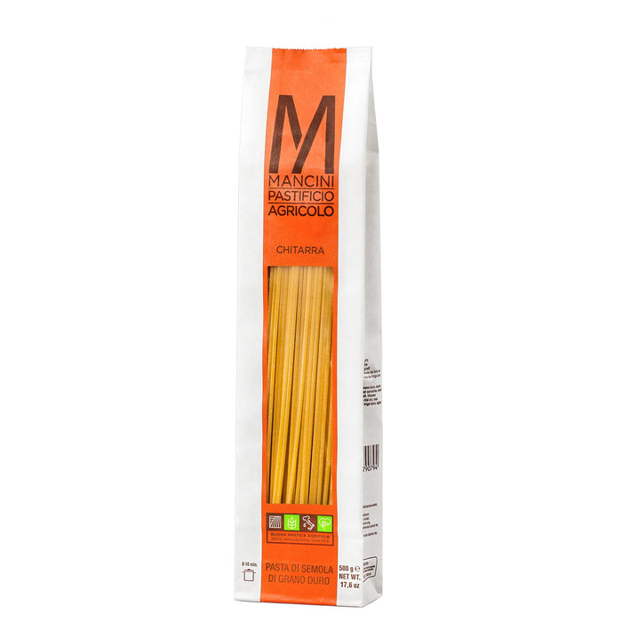 Pasta Chitarra Mancini 1kg — Pasta Artigianale Abruzzo — Trafilata al Bronzo