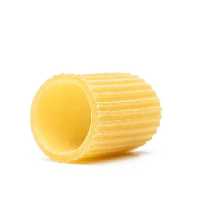 Mezze Maniche Mancini 500g — Pasta Artigianale Italiana — Trafilata al Bronzo