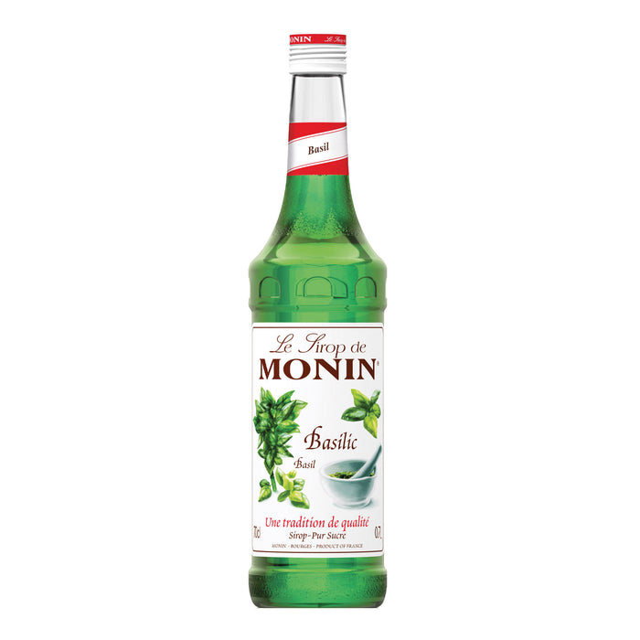 Sciroppo Basilico Monin 0,7L — Sciroppo Aromatico — Aroma Naturale Basilico