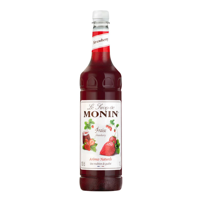 Sciroppo Fragola Monin 1L — Sciroppo Aromatico — Fragola Naturale