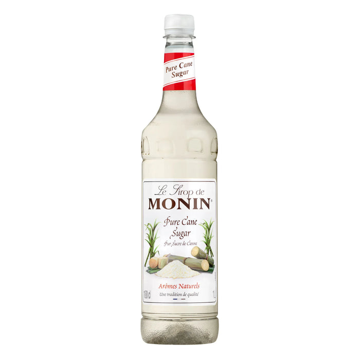 Monin Sciroppo Zucchero di Canna 1L — Sciroppo Aromatico Francese — Dolcificante Naturale