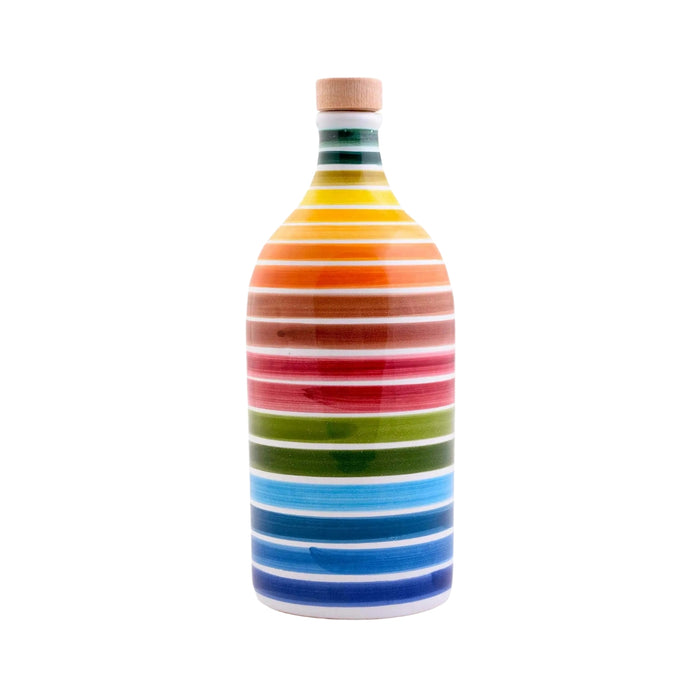 Orcio in ceramica Arcobaleno Olio EVO Fruttato Intenso 500 ml - Muraglia