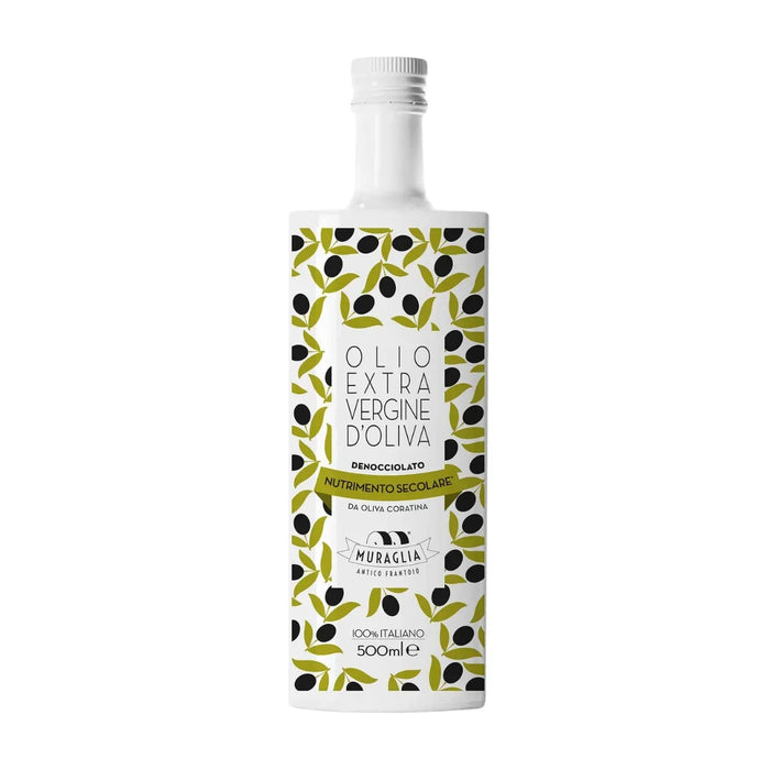 Olio Extra Vergine d'Oliva Essenza Denocciolato Muraglia 0,5L — Olio Puglia — Spremitura a Freddo