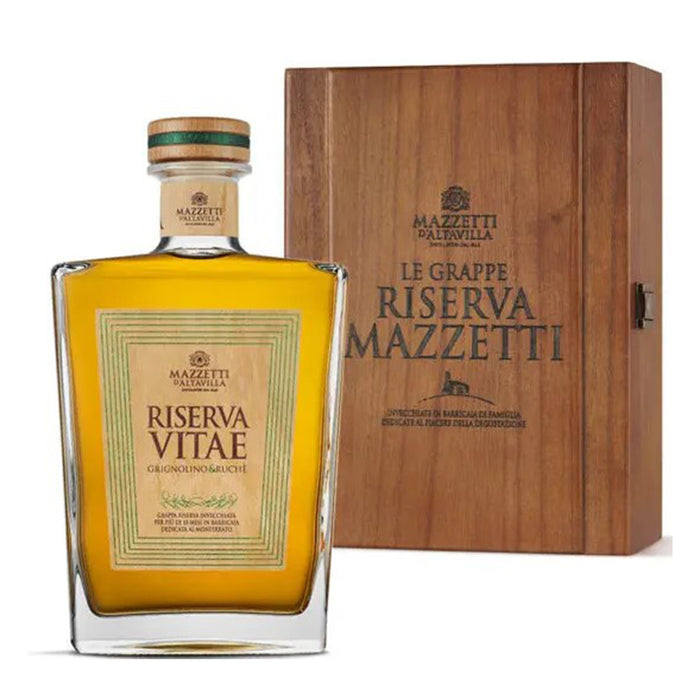 Grappa Riserva Vitae Cassetta in Legno - Mazzetti d'Altavilla