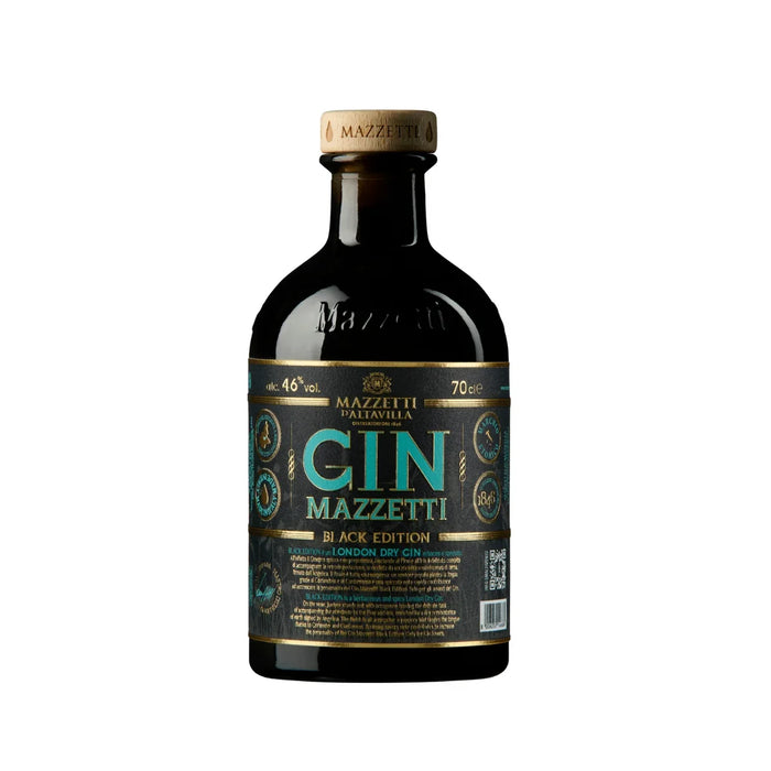 Mazzetti Black Edition Gin 0,7L — Gin Premium Inglese