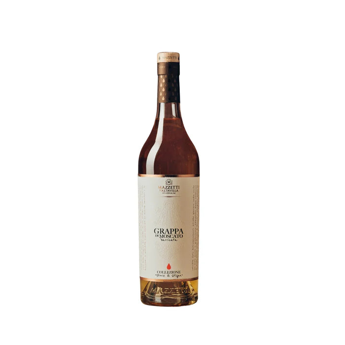 Storie di Vitigno Grappa di Moscato Barricata Mazzetti d'Altavilla 0,7L — Grappa Italiana Affinata in Barrique