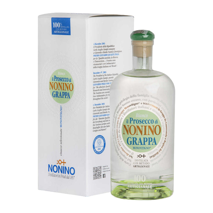 Nonino Grappa di Prosecco Bianca 0,7L — Grappa Italiana Veneto